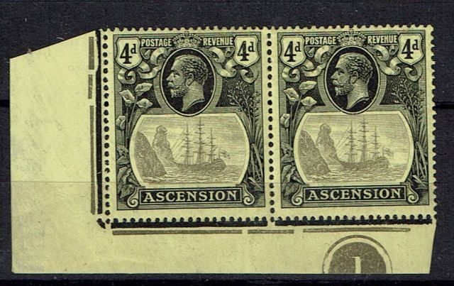 Image of Ascension SG 15/15c UMM British Commonwealth Stamp